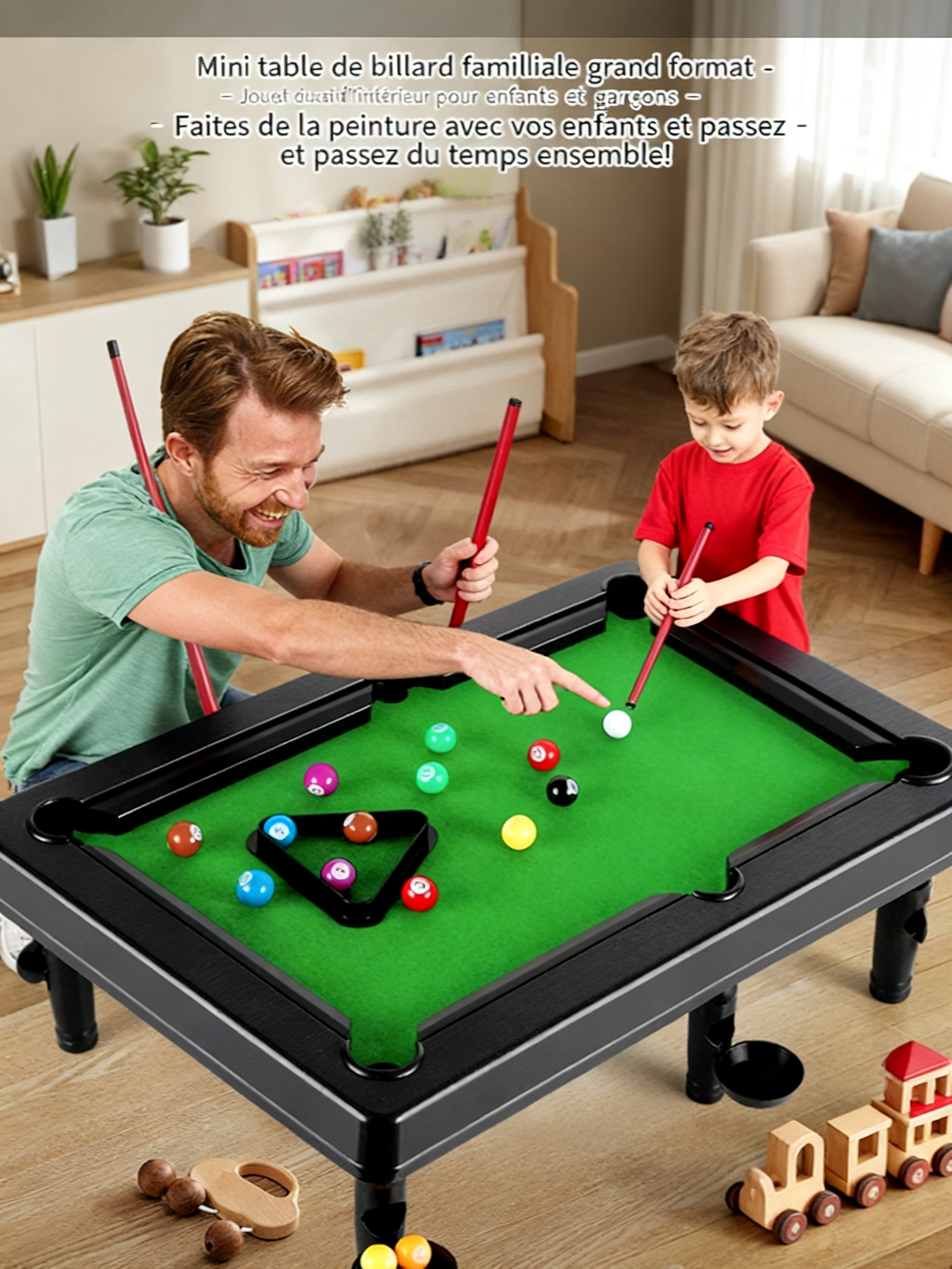 jimeng-2026-02-03-2306-Mini table de billard familiale grand fo...