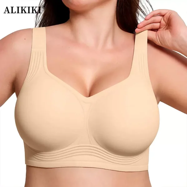 Women Wireless Jelly Bras Seamless Push Up Full Coverage Bra